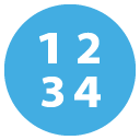 input symbol for numbers