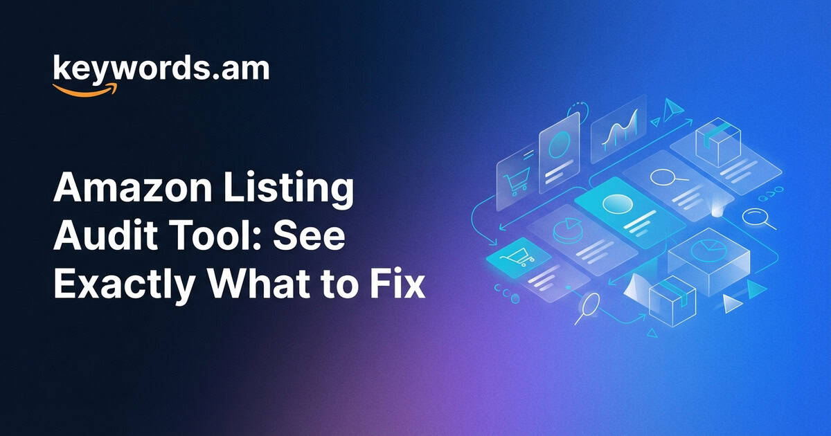 Keywords. Am amazon listing audit tool showing specific fix recommendations versus vague scores Keywords. Am amazon listing audit tool showing specific fix recommendations versus vague scores