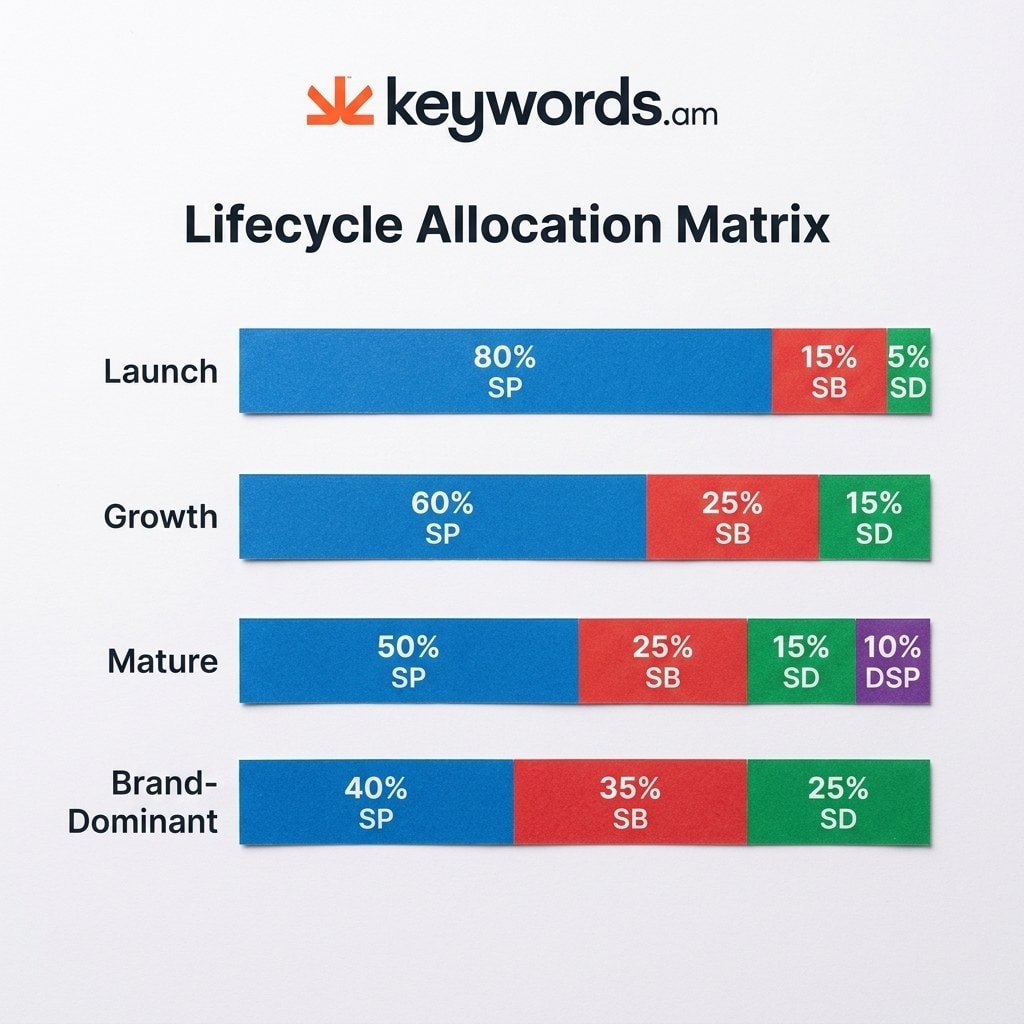 Keywords.am amazon ppc budget allocation by product lifecycle stage